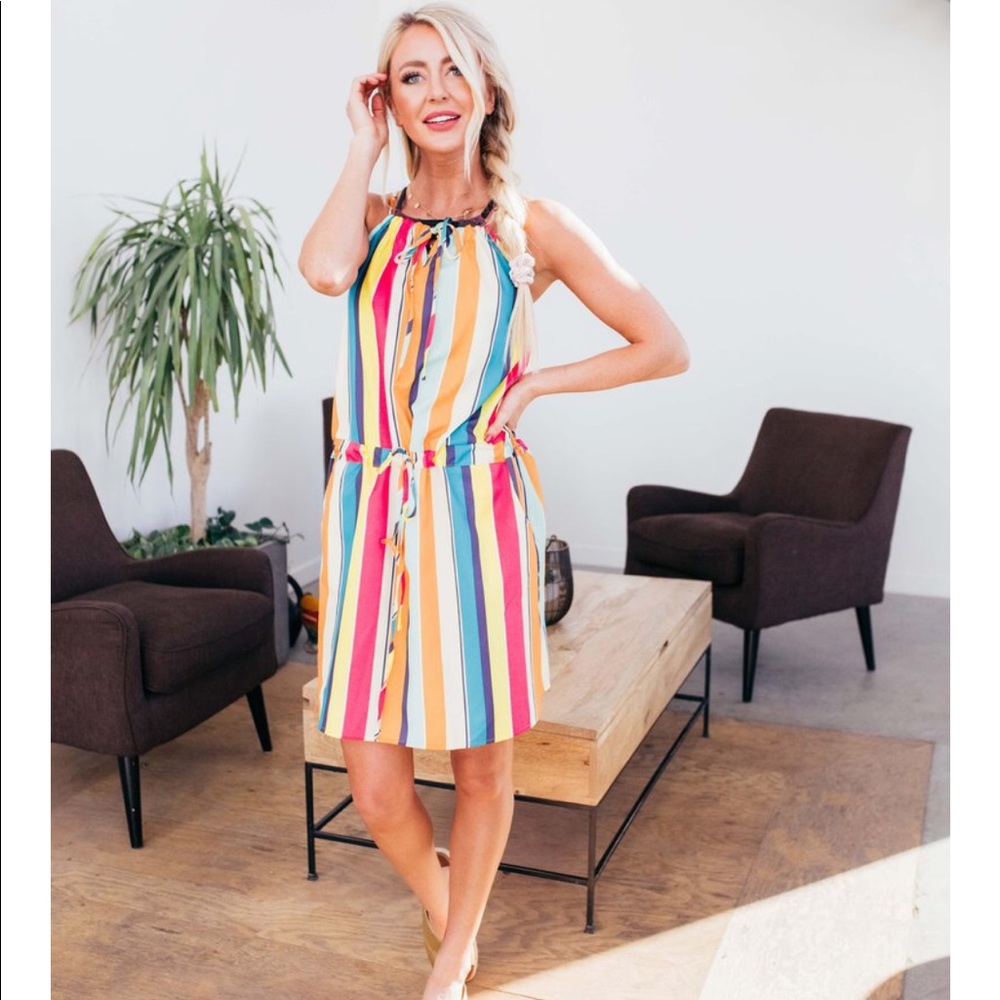 ❗️FINAL SALE❗️ NWT Rainbow Bathing Suit Cover Up